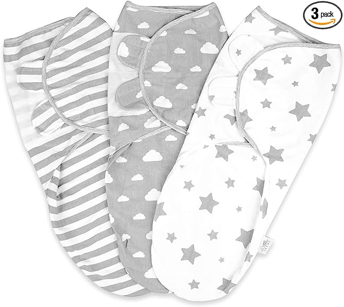 Little Seeds Baby Swaddle Blanket 0-3 Months 100% Organic Cotton Newborn  Swaddles - Pack of 3 Swaddle Blankets - New Born Swaddle Wrap For Boy and  Girl - Hip-Healthy Design – New Dad Essentials
