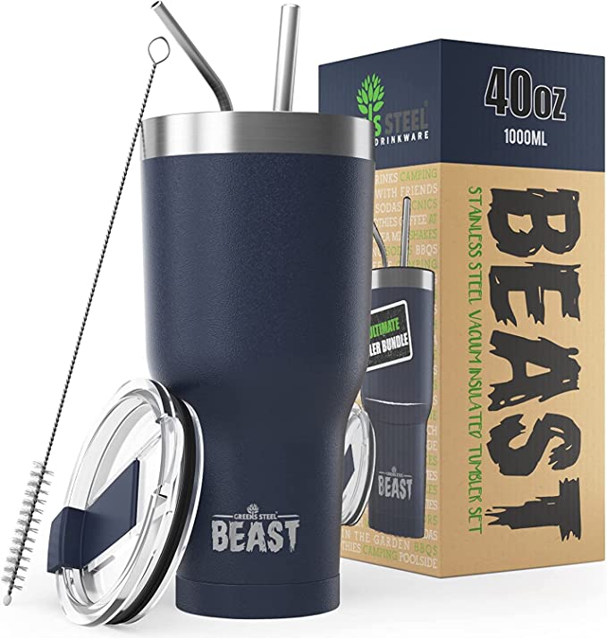 Beast 30oz Stainless Steel Tumbler Vacuum Insulated Rambler Coffee Cup Double 2