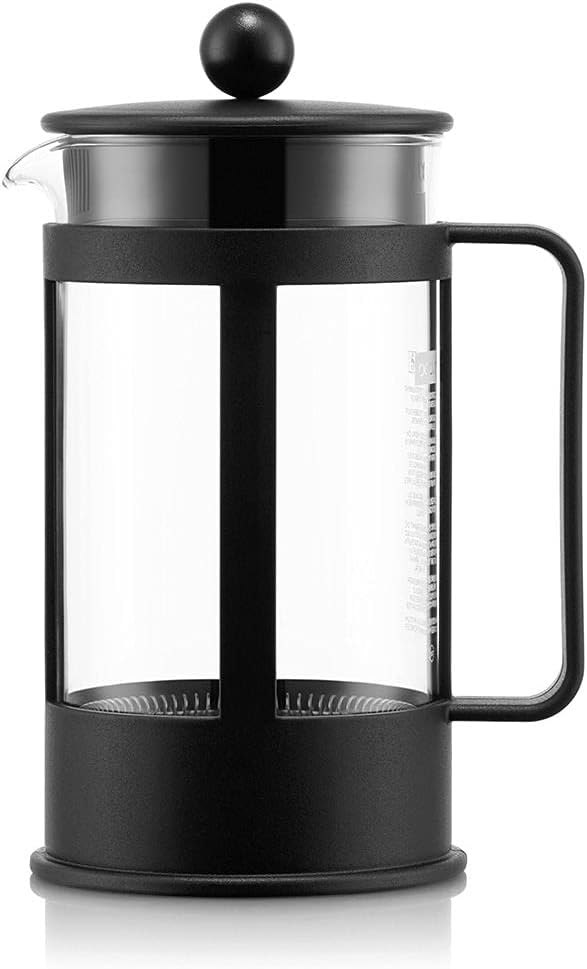 BODUM Kenya 8 Cup French Press Coffee Maker, Black, 1.0 l, 34 oz