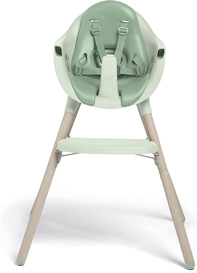 Mamas & Papas Juice Highchair, Adaptable, Easy Clean Design, Lightweight and Portable - Eucalyptus
