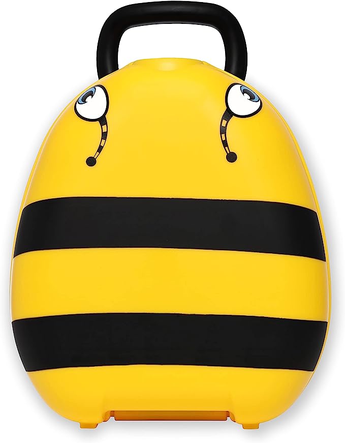 My Carry Potty - Bumble Bee Travel Potty, Award-Winning Portable Toddler Toilet Seat for Kids to Take Everywhere