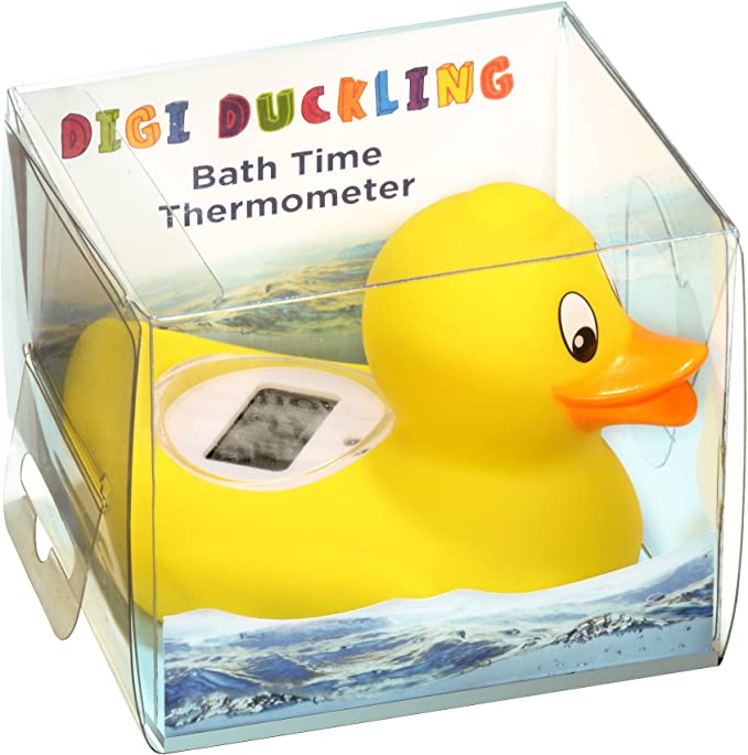 TensCare Digi Duckling Digital Water Thermometer and Baby Bath Time Toy, yellow