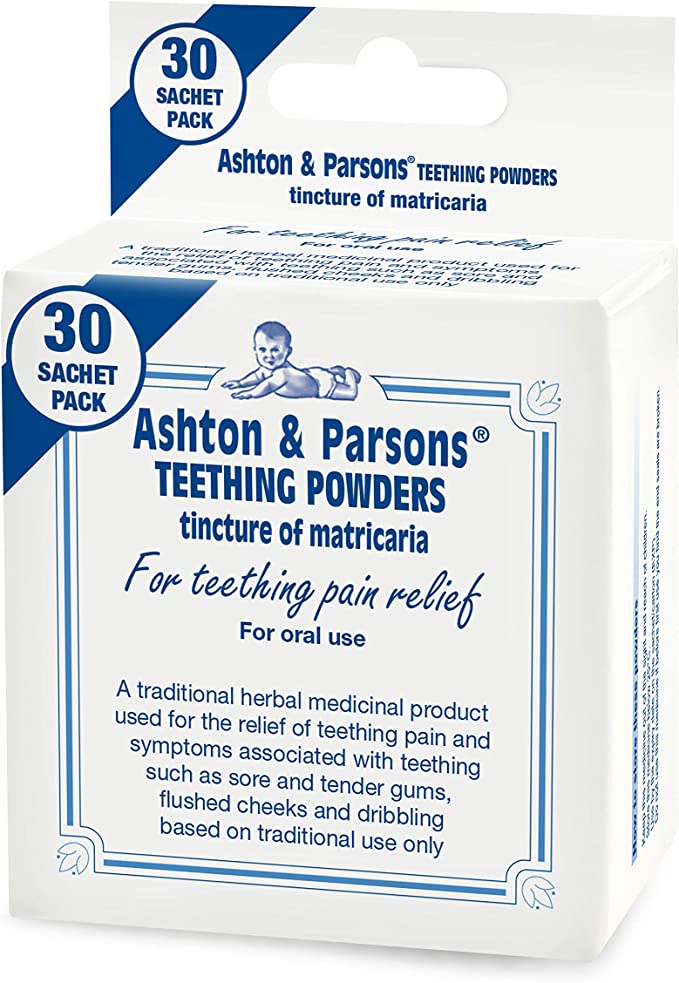 Ashton & Parsons Teething Powders for Babies From 3 Months+ Used To Help Soothe Teething Pain, Pack of 30