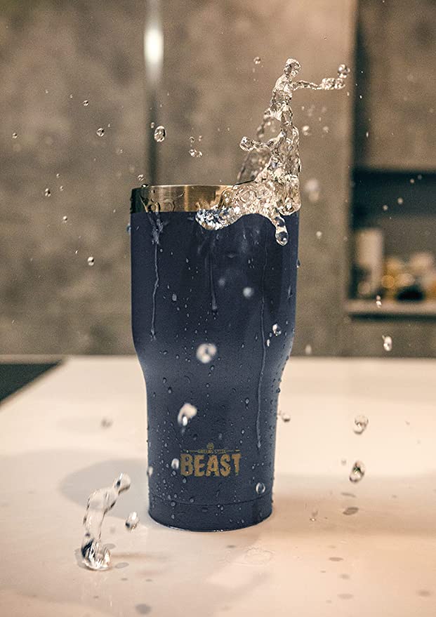 Beast Tumbler - 1100 ml (40 oz), Navy Blue  Reusable Stainless Steel, –  New Dad Essentials